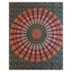 Tantra Massage Shop Ritualtuch Indisches Baumwolltuch Flotter Mandala Orange